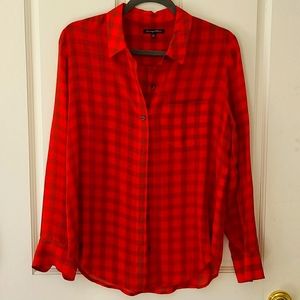 Madewell Silk Botton Down Shirt